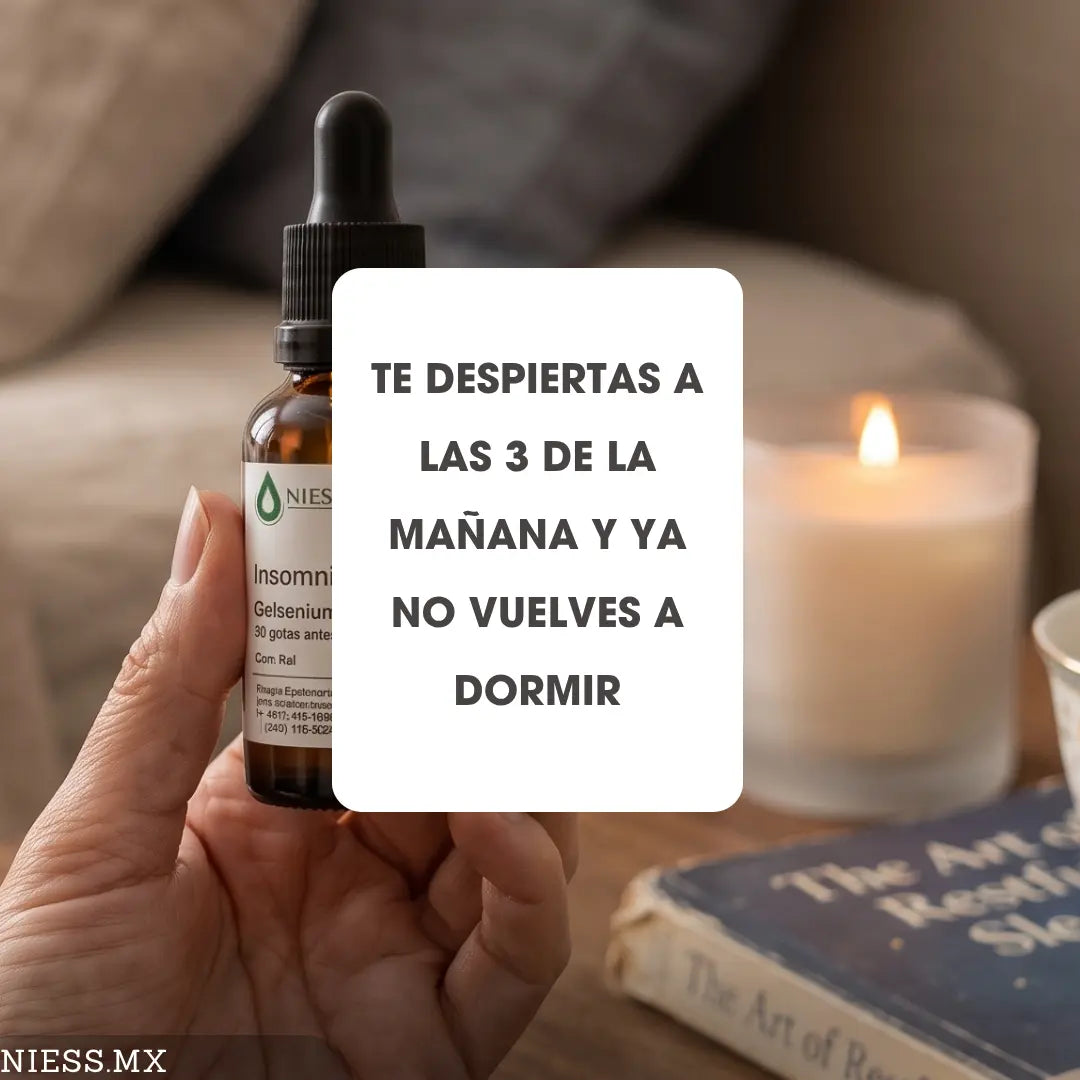 Te despiertas a las 3 de la mañana y ya no vuelves a dormir
