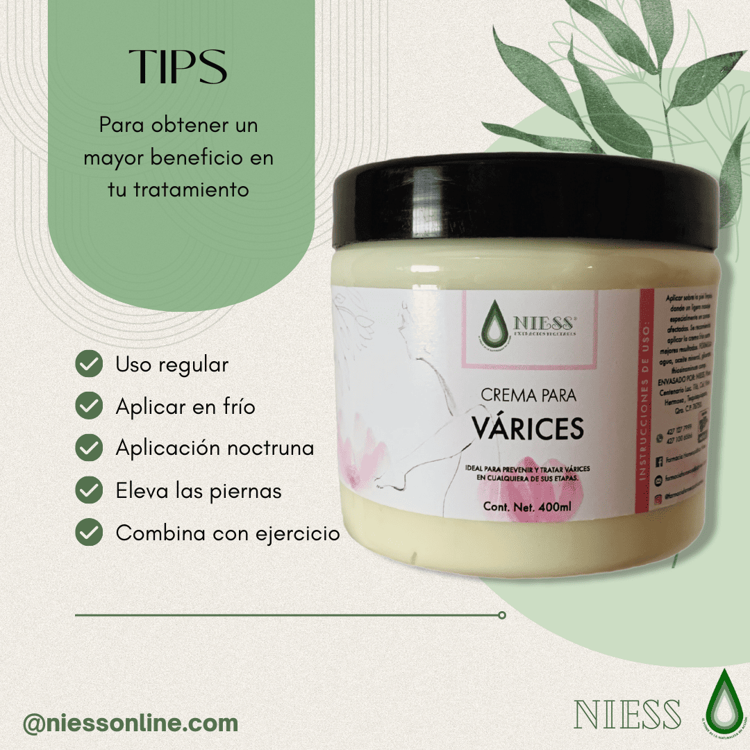 Crema para várices | +Gratis Fórmula para varices